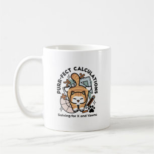 Mug Calculs Parfaits – Création de chat de maths drôle