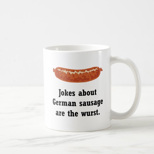 Mug Calembour allemand de saucisse (Droite)