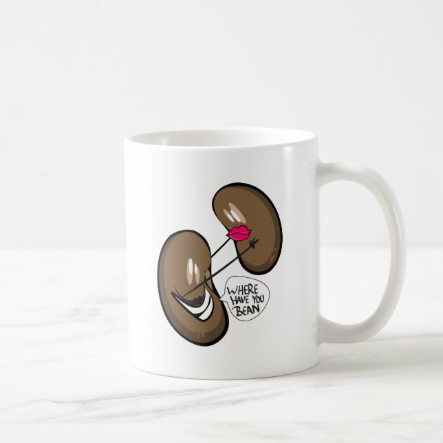 Mug calembour d'amour d'haricot (Droite)