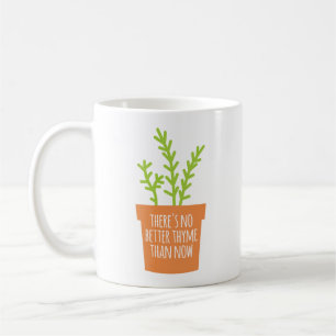 Mug Calembour de jardinage drôle aucun meilleur thym