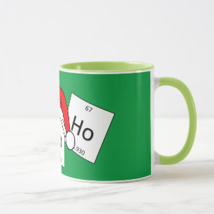 Mug Calembour de Noël d'élément de chimie de holmium