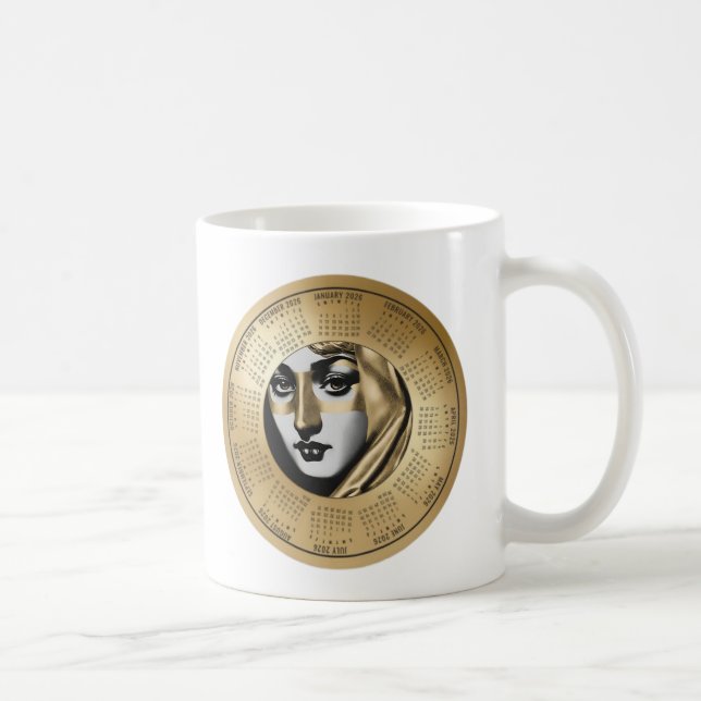 Mug Calendrier 2026 Café ou Thé (Droite)