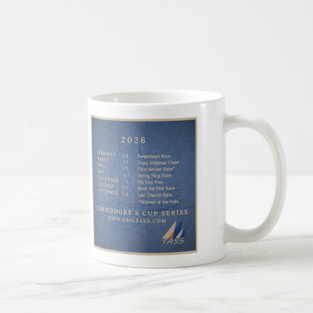 Mug Calendrier de la Coupe Commodore TASS 2026 (Droite)
