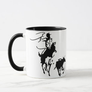 Mug Calf Roping