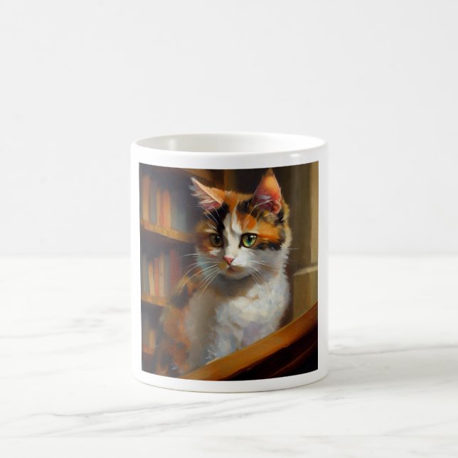 Mug Calico Cat (Centre)