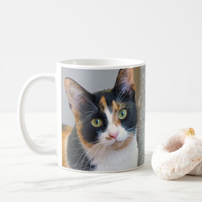 Mug Calico Cat (Avec donut)