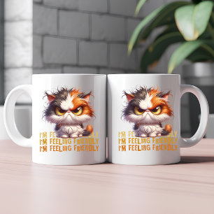 Mug Calico Grumpy Chat et une citation drôle