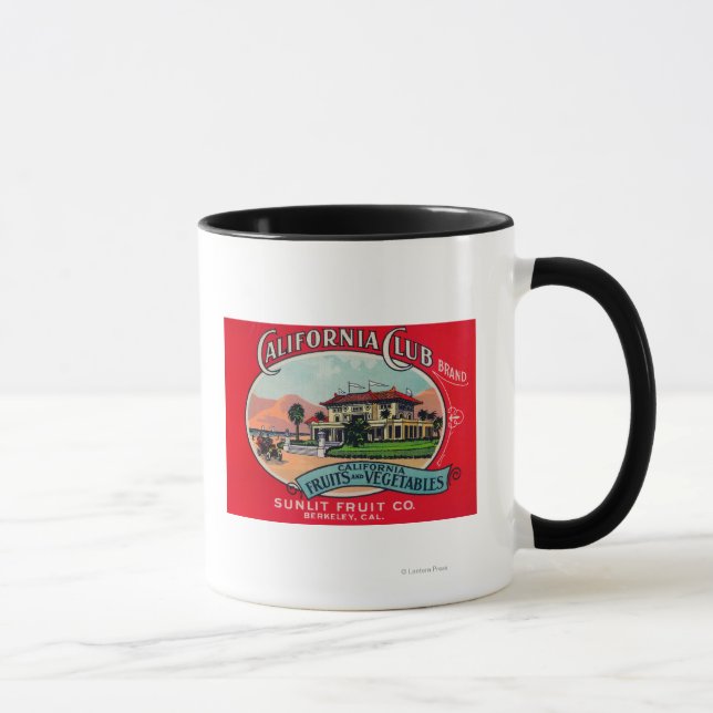 Mug California Club Can LabelBerkley, CA (Droite)