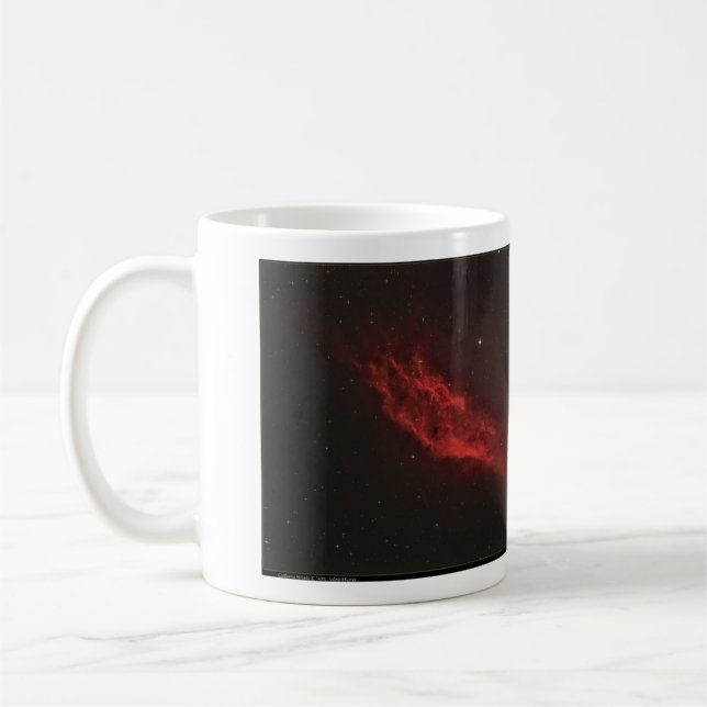 Mug California Nebula NGC 1499 avec Pleiades (Gauche)