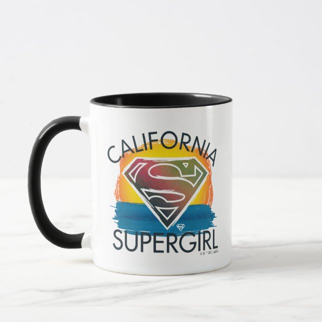 Mug California Supergirl Sunset Graphic (Gauche)