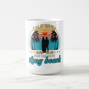 Mug California Surf Club Long Beach Sunset T-Shirt - R