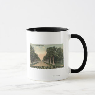 Mug CaliforniaPalms à côté de route