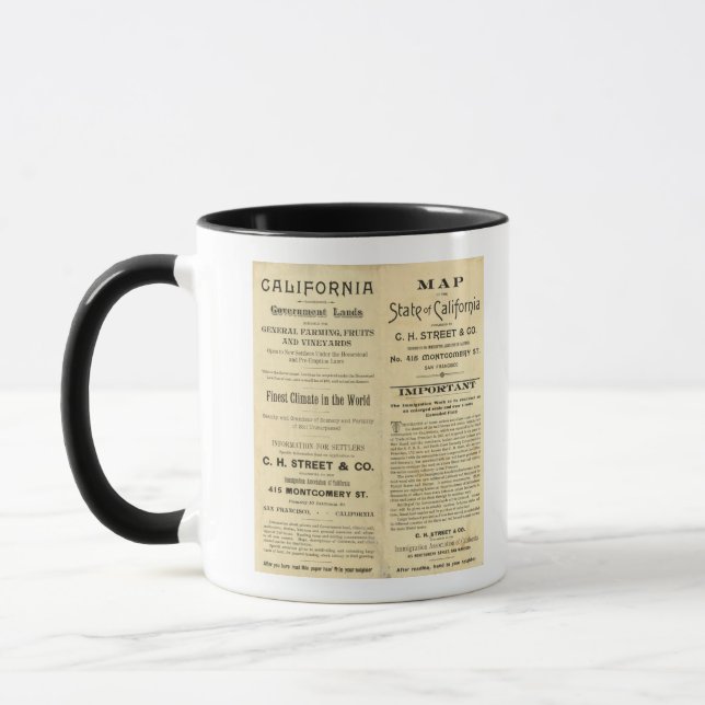 Mug Californie 2 (Gauche)