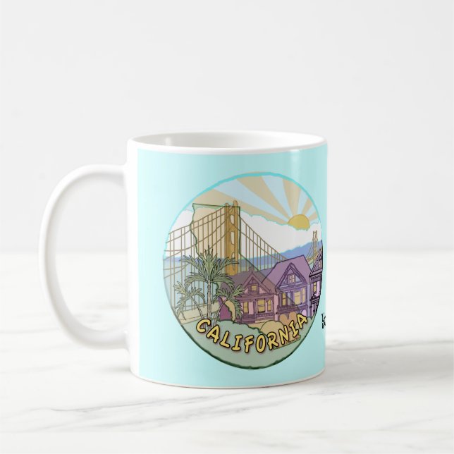 Mug Californie ensoleillée (Gauche)
