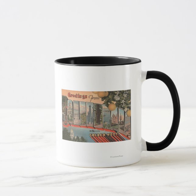 Mug Californie (Golden West)Grandes Scènes de lettres (Droite)
