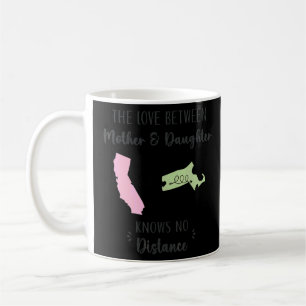 Mug Californie Massachusetts Distance Fête des mères p