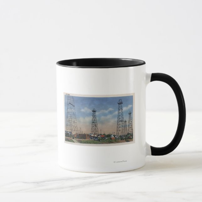 Mug CalifornieVue des puits de pétrole (Droite)