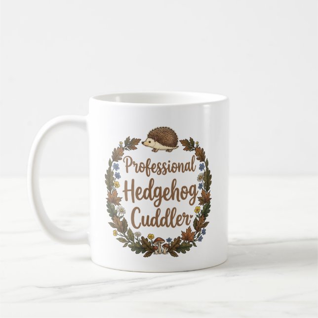 Mug Câlineur de Hérissons Professionnel (Gauche)