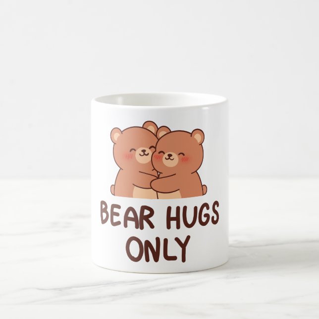 Mug Câlins d'ours uniquement (Centre)