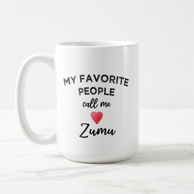 Mug Call Me ZUMU Chinese Paternal Grandmother Nickname (Gauche)