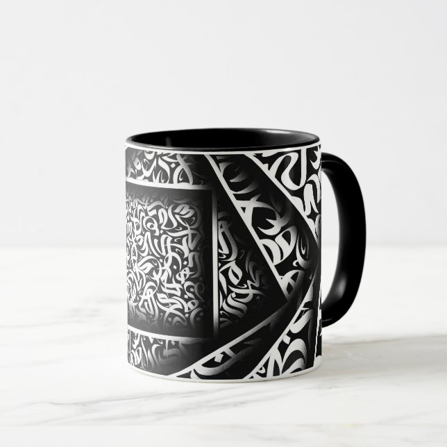 Mug calligraphie arabe 3d (Devant droit)