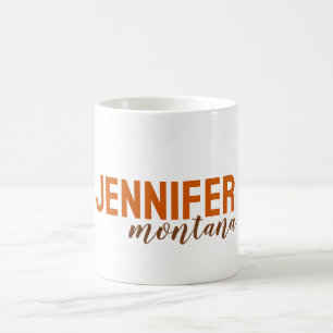 Mug Calligraphie Elegant Plain Ajouter son propre nom