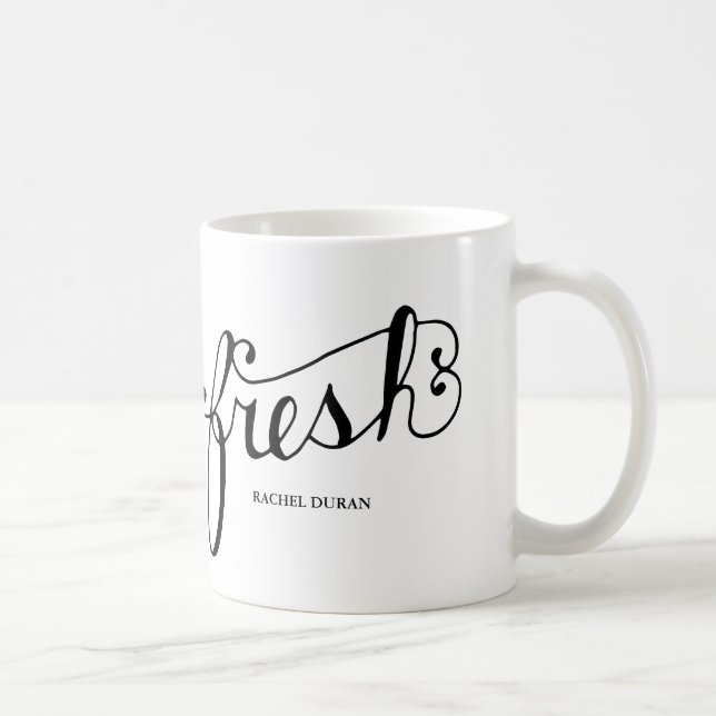 Mug calligraphie fraîche (Droite)