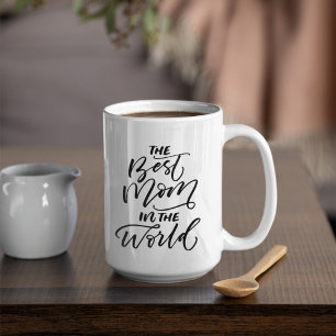 Mug Calligraphie manuscrite La meilleure maman du mond