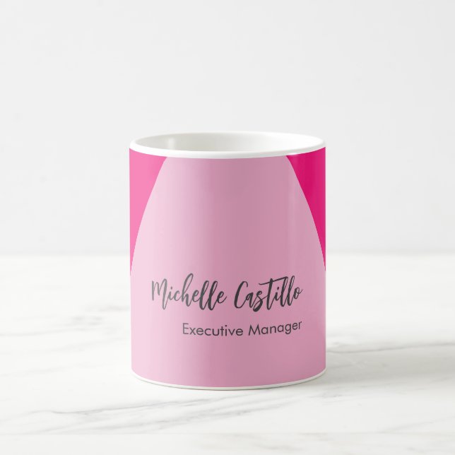 Mug Calligraphie minimaliste féminine simple (Centre)
