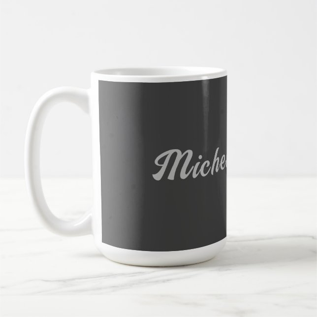 Mug Calligraphie moderne minimaliste professionnelle g (Gauche)