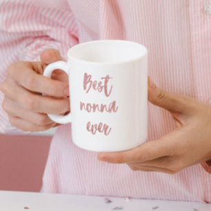 Mug Calligraphie Parties scintillant rose Meilleure No