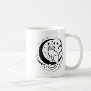 Mug Calme Chat Lotus Fleur Yoga Méditation Enthousiast