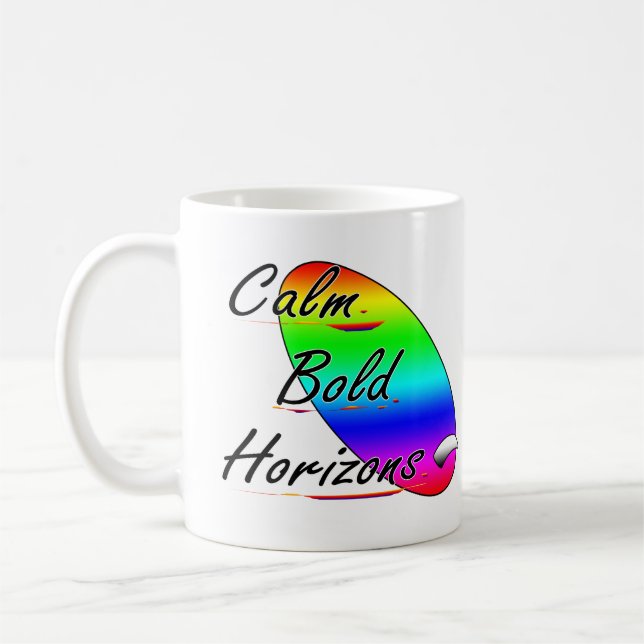 Mug Calme et audacieux surf (Gauche)