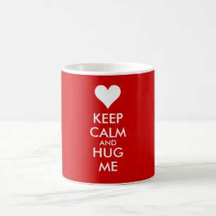 Mug CALME ET HUG ME - Créez votre propre texte