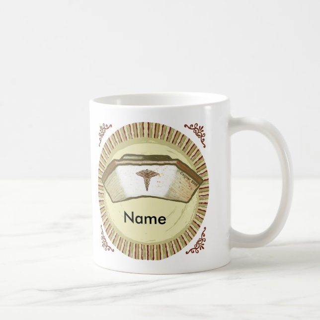 Mug Calot de infirmière rétro (Droite)