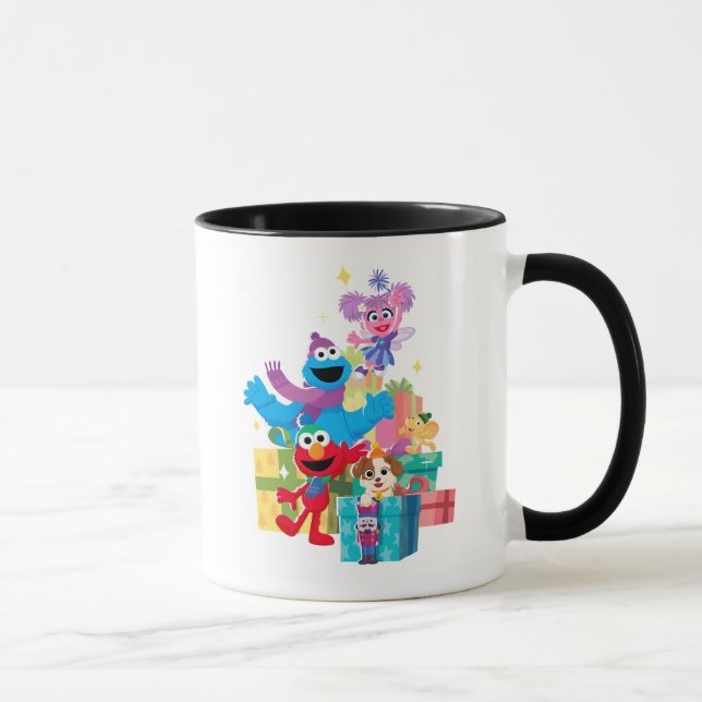 Mug Camarades et cadeaux de 1, rue Sésame (Droite)
