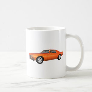 Mug Camaro 1972 : Voiture de muscle : Finition orange