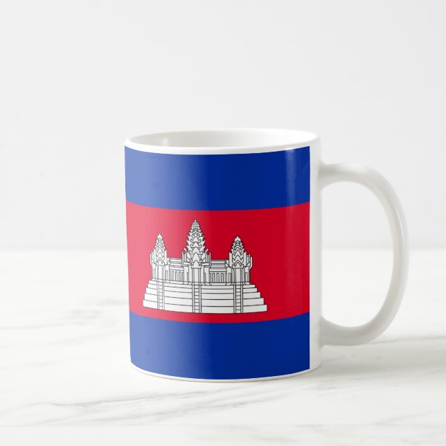 Mug Cambodge Drapeau en céramique Musique (Droite)