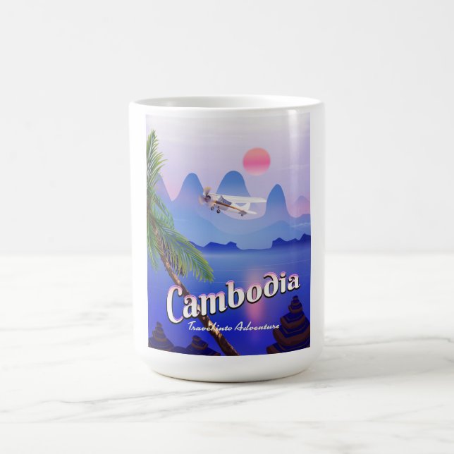 Mug Cambodge 'Voyagez dans l'aventure' (Centre)