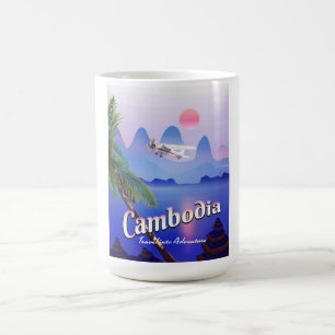 Mug Cambodge 'Voyagez dans l'aventure'
