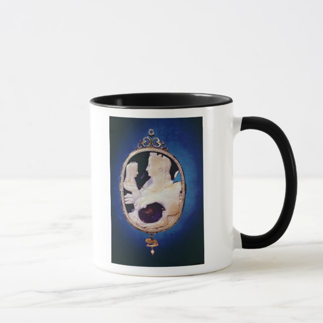 Mug Camée de Sardonyx soutenant le profil de Livia (Droite)