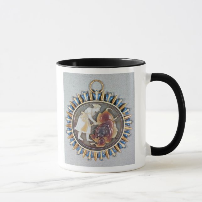 Mug Camée dépeignant le lion de massacre de Shah Jahan (Droite)