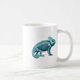 Mug Caméléon corps anatomie radiographie squelette à r