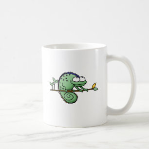 Mug Cameleon de dessin animé drôle et mignon Lézard ve
