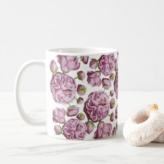 Mug Camellia Rose Garden Fleurs  (Avec donut)