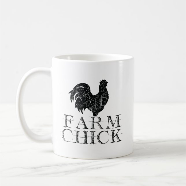 Mug Camelot de café de la ferme - Coupe cadeau de fill (Gauche)