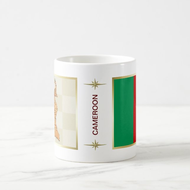 Mug Cameroun Drapeau + Plan Musique (Centre)