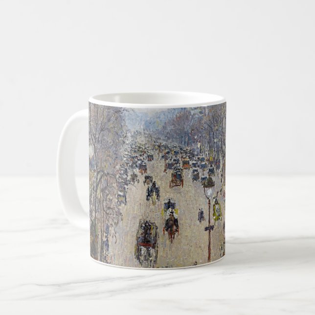 Mug Camille Pissarro - Boulevard Montmartre, matin (Devant gauche)