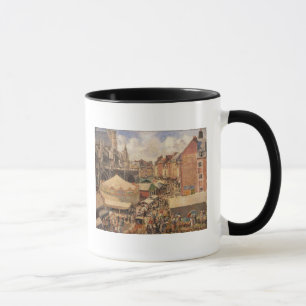 Mug Camille Pissarro   la foire dans Dieppe, Morni