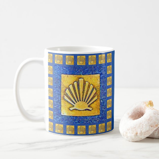 Mug Camino de Santiago Le chemin de saint Jacques 0029 (Avec donut)